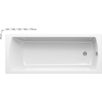 Ravak Vaňa CLASSIC II 140x70 N snowwhite CC21000000