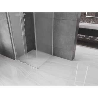 Mexen Velar posuvný sprchový kout 110 x 110 cm, matný, chrom - 871-110-110-31-01