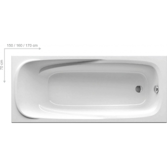 Ravak Vaňa VANDA II 170x70 snowwhite CP21000000