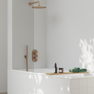 Ravak ES 067.60RGB Termost. podom. baterie 3-cestná bez tělesa, Rose Gold Brushed X070363