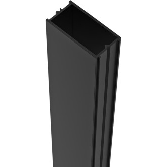 CERANO - Rozširovací profil pre sprchové dvere Lantono L/P - čierna - 30 mm