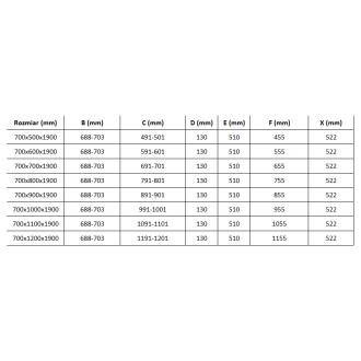 Sprchový kout Mexen Roma s výklopným mechanismem 70 x 110 cm, průhledný, černý + plochá sprchová vanička, bílá - 854-070-110-70-00-4010B