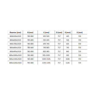 Sprchový kout Mexen Pretoria s výklopným mechanismem 80 x 70 cm, průhledný, zlatý + plochá sprchová vanička, černá - 852-080-070-50-00-4070G