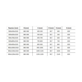 Sprchový kout Mexen Pretoria s výklopným mechanismem 90 x 120 cm, průhledný, černý + Plochá sprchová vanička, černá - 852-090-120-70-00-4070B