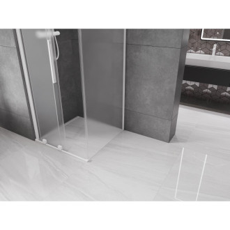 Posuvný sprchový kout Mexen Velar 120 x 120 cm, matná bílá - 871-120-120-31-20