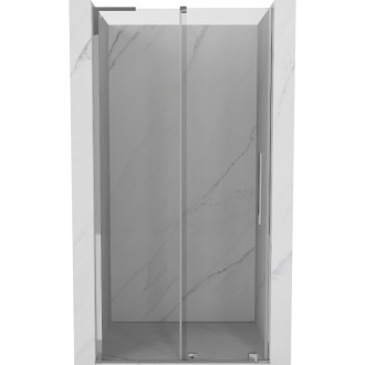 Posuvné sprchové dvere Mexen Velar L 90 cm, priehľadné, chróm - 871-090-003-01-01