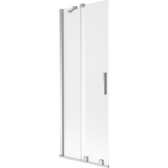 Mexen Velar posuvná vaňová zástena s 2 krídlami 70 x 150 cm, matná, chróm - 896-070-000-31-01