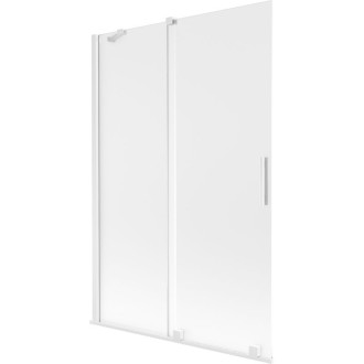 Mexen Velar posuvná vaňová zástena s 2 krídlami 120 x 150 cm, matná, biela - 896-120-000-31-20