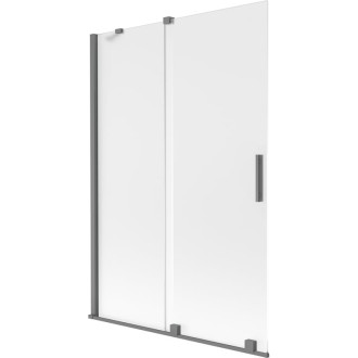 Mexen Velar posuvná vaňová zástena s 2 krídlami 120 x 150 cm, matná, strieborná - 896-120-000-31-95