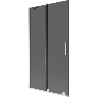 Mexen Velar posuvná vaňová zástena s 2 krídlami 100 x 150 cm, grafit, chróm - 896-100-000-41-01