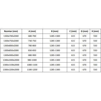 Mexen Velar posuvný sprchový kout 130 x 75 cm, matná, zlatá - 871-130-075-31-50