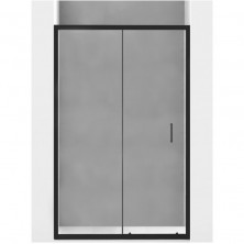MEXEN APIA sprchové dvere 95x190 cm 5mm, čierna-číre 845-095-000-70-00