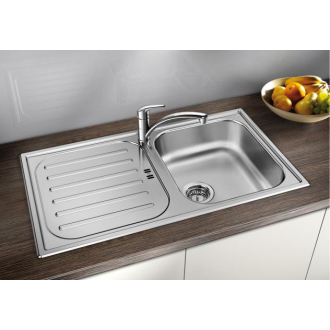 Blanco FLEX PRO 45S 521007 jednodrez s odkvapom, obojstranný nerez lesk, vstavaný