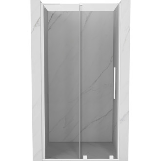 Mexen Velar L posuvné sprchové dvere 90 cm, priehľadné, biele - 871-090-003-01-20