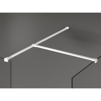 Mexen Kioto Sprchová zástena 180 x 95 cm, priehľadná, biela - 800-180-202-20-00-095