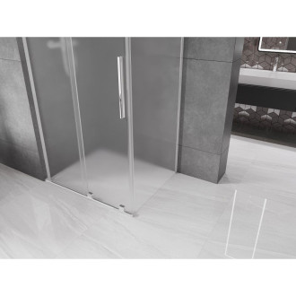 Mexen Velar L posuvný sprchovací kút 120 x 70 cm, matný, chróm - 871-120-070-33-01