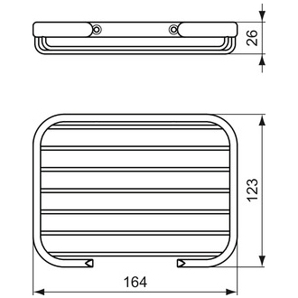 Ideal Standard CONNECT A9158AA držiak na mydlo drôtený