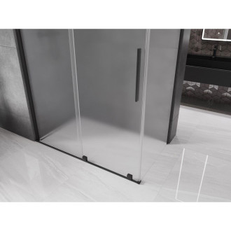 Mexen Velar posuvný sprchový kout 150 x 85 cm, matná, černá - 871-150-085-31-70