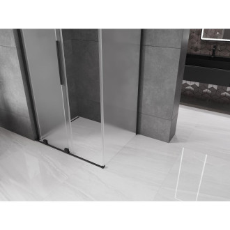 Mexen Velar L posuvný sprchový kout 120 x 80 cm, matná, černá - 871-120-080-33-70