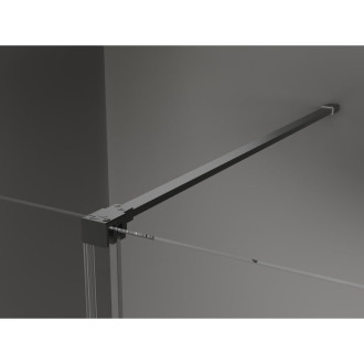 Posuvný sprchový kout Mexen Velar 120 x 100 cm, matná, stříbrná - 871-120-100-31-95