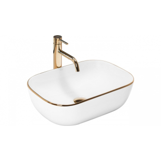 REA Umývadlo na dosku Belinda Gold Edge REA-U8736