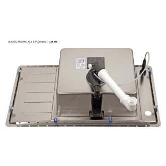 Blanco ANDANO XL 6S-IF Compact 523001 drez s odkvapom, drez vpravo lesk vstavaný/do roviny