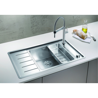 Blanco ANDANO XL 6S-IF Compact 523002 drez s odkvapom, drez vľavo lesk vstavaný/do roviny