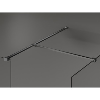 Mexen Kioto Sprchová zástena 80 x 70 cm, priehľadná, strieborná - 800-080-202-95-00-070