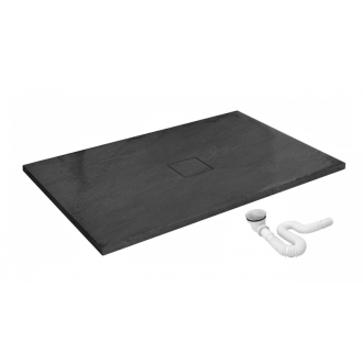 REA Sprchová vanička Black Stone 90x120 REA-K9603