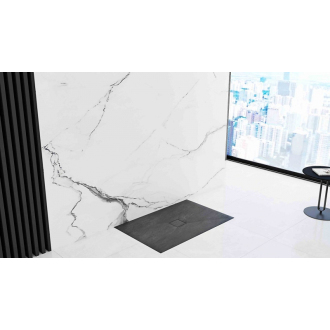 REA Sprchová vanička Black Stone 90x120 REA-K9603