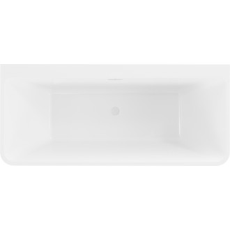 Voľne stojaca závesná vaňa Mexen Volta 150 x 75 cm, biela, biely prepad - 51131507500-20