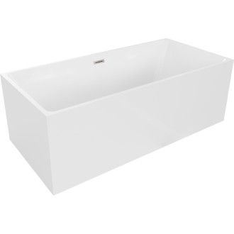 Voľne stojaca vaňa Mexen Nita 170 x 80 cm, biela, prepad kartáčovaný nikel - 52091708000-97