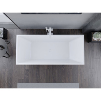 Voľne stojaca vaňa Mexen Solid 170 x 75 cm, biela, biely prepad - 52121707500-20