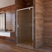 Mereo Lima sprchové dvere pivotové, 90x190 cm, chróm ALU, sklo Point 6 mm CK80922K