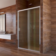 Mereo Lima sprchové dvere zasúvacie, dvojdielne, 120x190 cm, chróm ALU, sklo 6 mm CK80422K