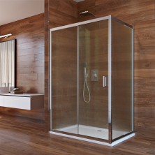 Mereo Lima sprchovací kút, 120x80x190 cm, zasúvacie dvere a pevný diel, L/P CK85422K