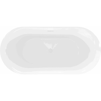 Voľne stojaca vaňa Mexen Roxy 170 x 80 cm, biela/čierna, biely prepad - 51201708075-20