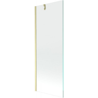 Vaňová zástena Mexen Next s jedným krídlom 70 x 150 cm, priehľadná, kartáčované zlato - 895-070-000-00-00-55