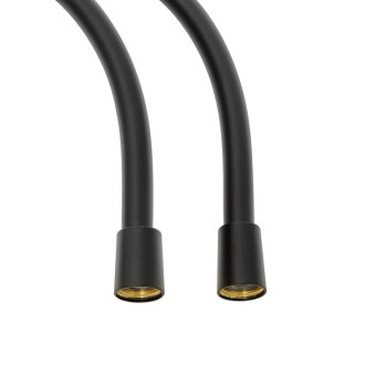 Sprchová hadice SAT se zámkem proti přetočení černá matná SATHADICEFC