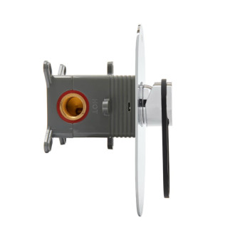 Sprchová baterie SAT Fusion včetně podomítkového tělesa černá SATBSFU210KPC