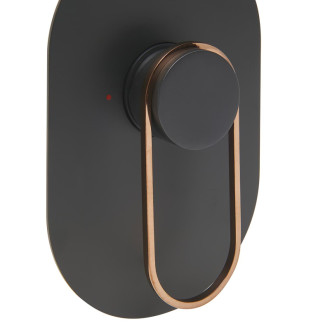 Sprchová baterie SAT Fusion včetně podomítkového tělesa černá/bronz SATBSFU210CPCBR