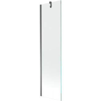 Vaňová zástena Mexen Next s jedným krídlom 50 x 150 cm, priehľadná, strieborná - 895-050-000-00-00-95