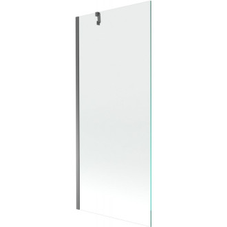 Vaňová zástena Mexen Next s jedným krídlom 80 x 150 cm, priehľadná, strieborná - 895-080-000-00-00-95