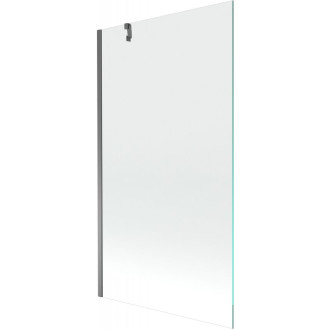 Vaňová zástena Mexen Next s jedným krídlom 100 x 150 cm, priehľadná, strieborná - 895-100-000-00-00-95