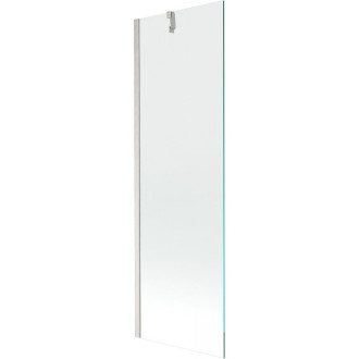 Vaňová zástena Mexen Next s jedným krídlom 60 x 150 cm, priehľadná, kartáčovaný nikel - 895-060-000-00-00-97