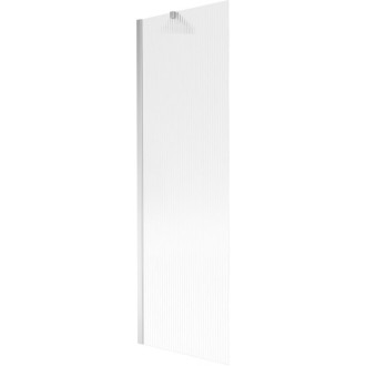 Vaňová zástena Mexen Next s jedným krídlom 60 x 150 cm, pruhy, chróm - 895-060-000-00-09-01