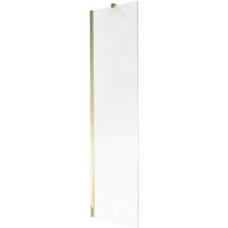 Vaňová zástena Mexen Next s jedným krídlom 50 x 150 cm, pruhy, zlatá - 895-050-000-00-09-50