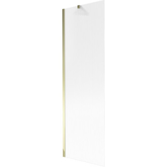 Vaňová zástena Mexen Next s jedným krídlom 60 x 150 cm, pruhy, zlatá - 895-060-000-00-09-50