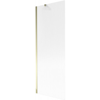 Vaňová zástena Mexen Next s jedným krídlom 70 x 150 cm, pruhy, zlatá - 895-070-000-00-09-50