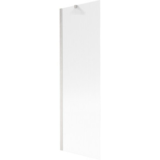 Vaňová zástena Mexen Next s jedným krídlom 60 x 150 cm, pruhy, kartáčovaný nikel - 895-060-000-00-09-97